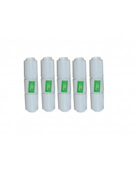 WELLON Flow Restrictor FR-400 for Water Purifier - 5 Pieces | Water Flow Restrictor | After Membrane Filter | Original Shitong Flow Restrictor | Pushfit 1/4 inch Fitting Qc.Connector (400)